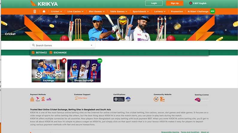 KRIKYA Online Casino Cricket Betting
